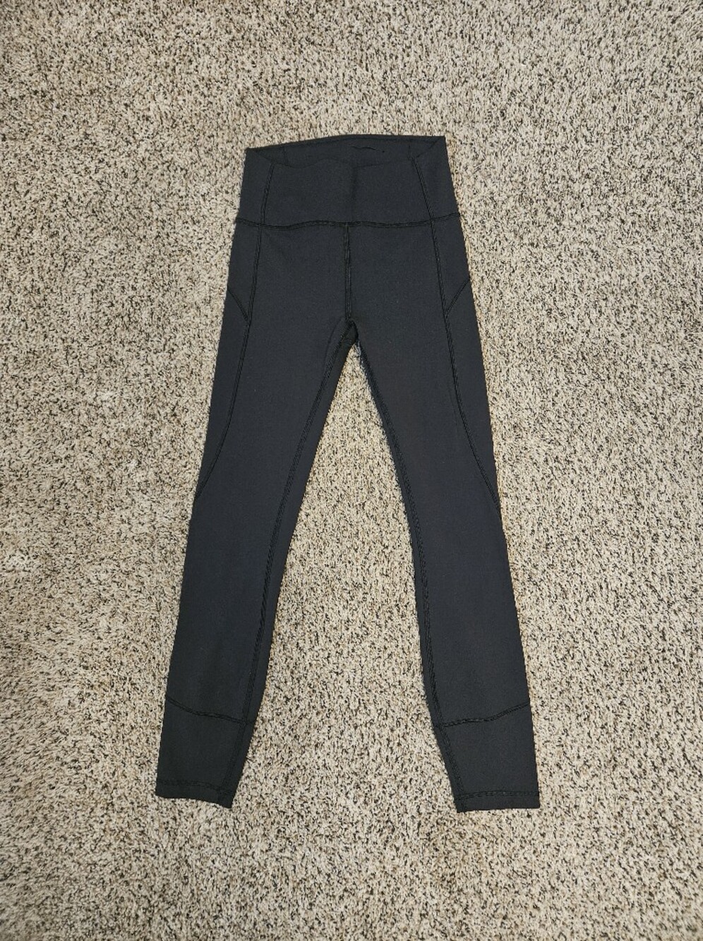 💮Lululemon athletica Movement Everlux Black Leggings Size 4, Inseam 25